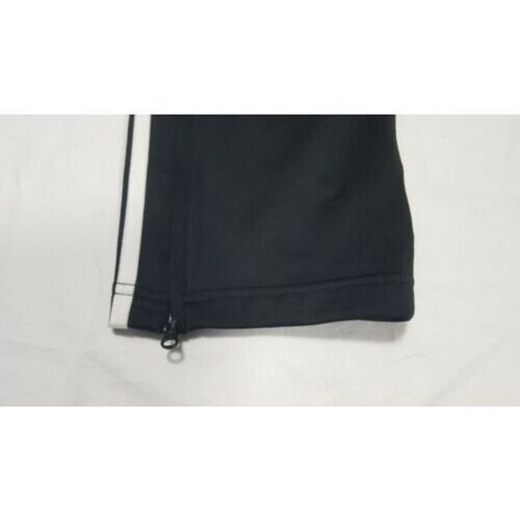 adidas CE9963 Men's Sz L Black/White 3-Stripe Trico Zip Pants - Picture 5 of 5